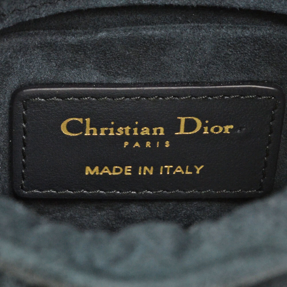 CHRISTIAN DIOR Black Leather Shoulder Bag - Picture 7 of 8